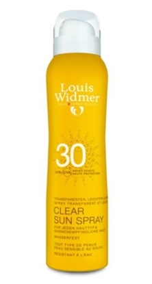 LOUIS WIDMER CLEAR SUN SPRAY SPF 30 GEPARFUMEERD 125 ML